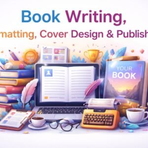 Book Writing, Formatting, Cover Design & Publishing